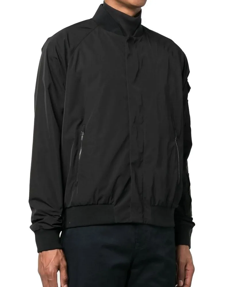 Herno Men's Black Polyester Bomber Clothing Black
