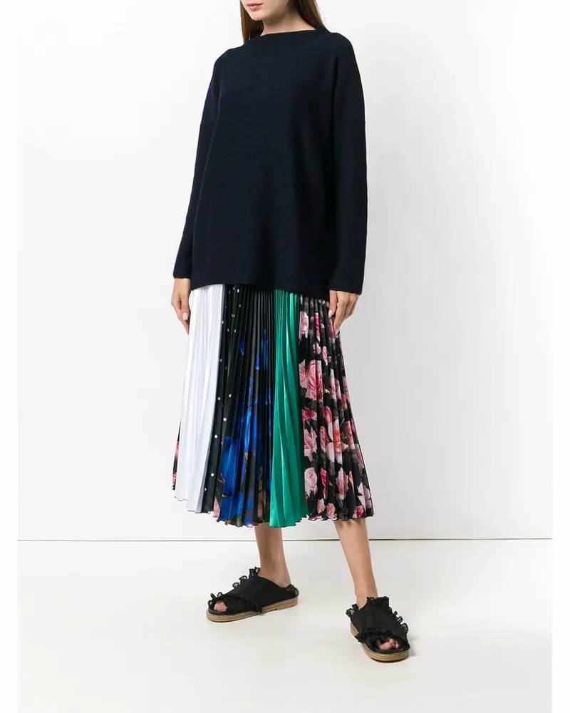 Daniela Gregis Wool Turtleneck Sweater — Navy Navy