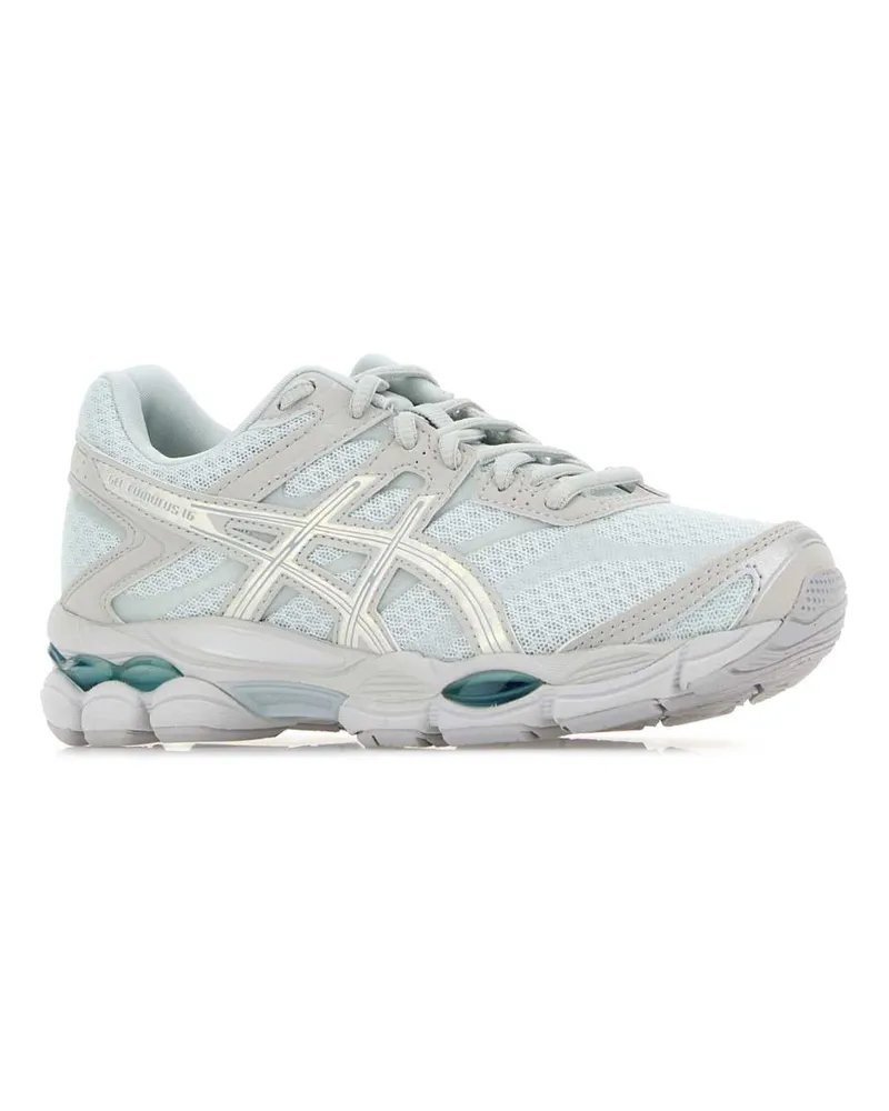 Asics Unisex Pastel Light Blue Gel-Cumulus 16 Sneakers Airy Blueglacier Grey Blue