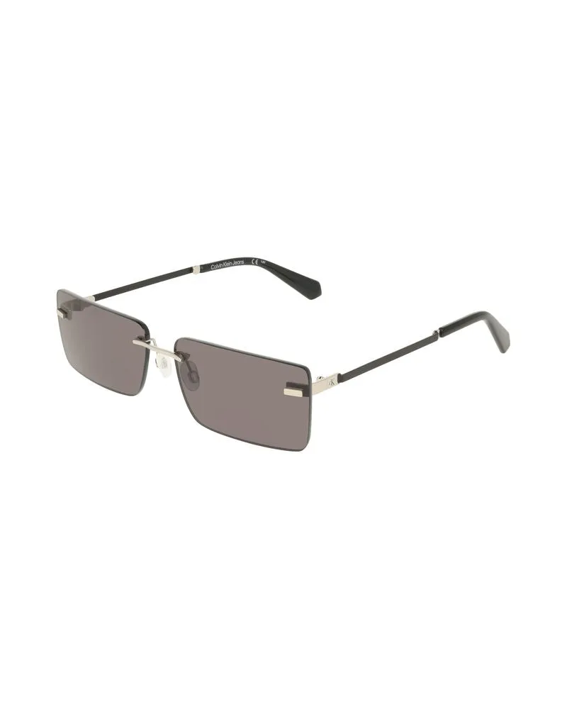 Calvin Klein CA-38330 Metal Frame Sunglasses — Black Black