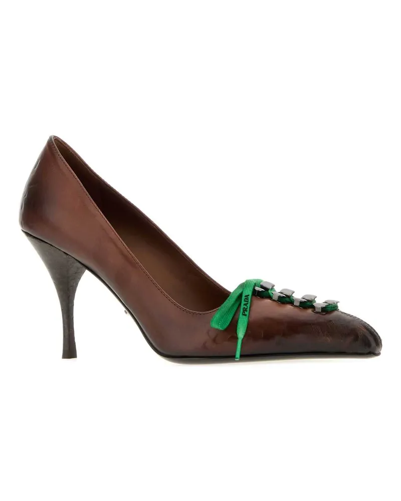 Prada Pump — Brown Brown