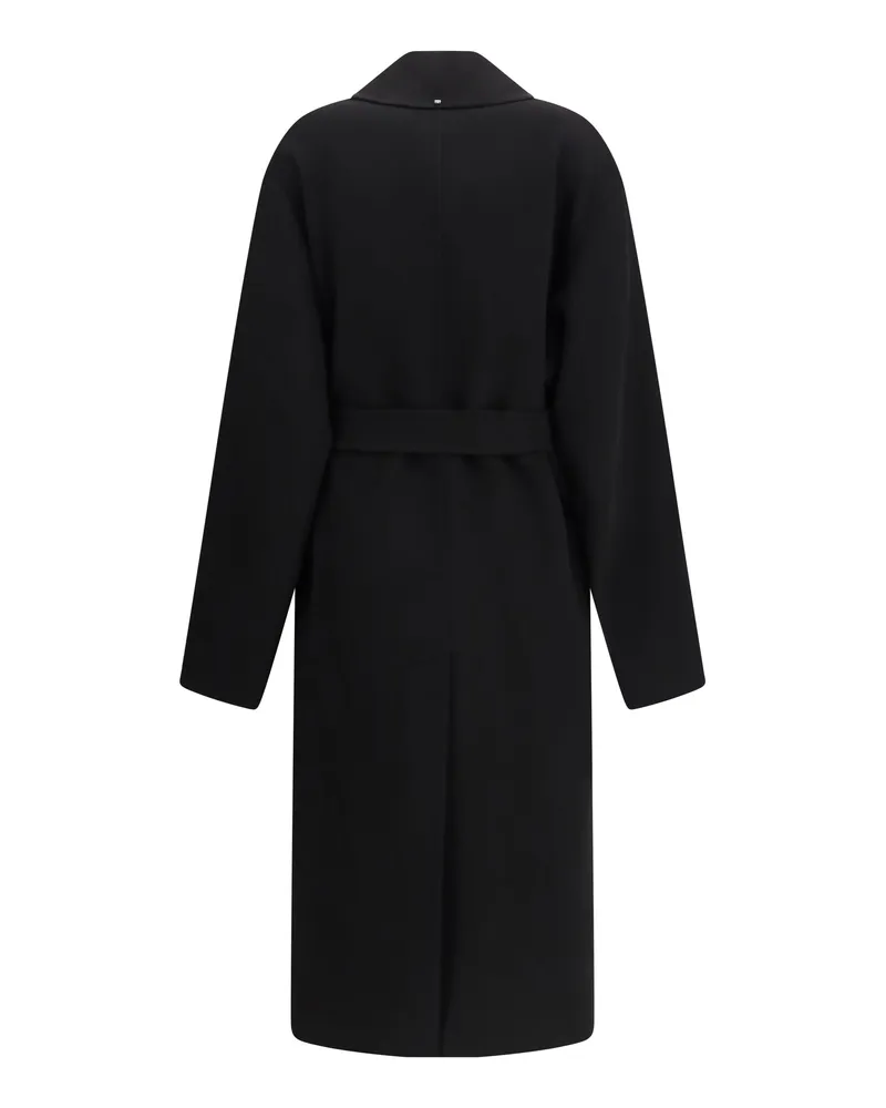 Max Mara Women's Wool Coat Black Black