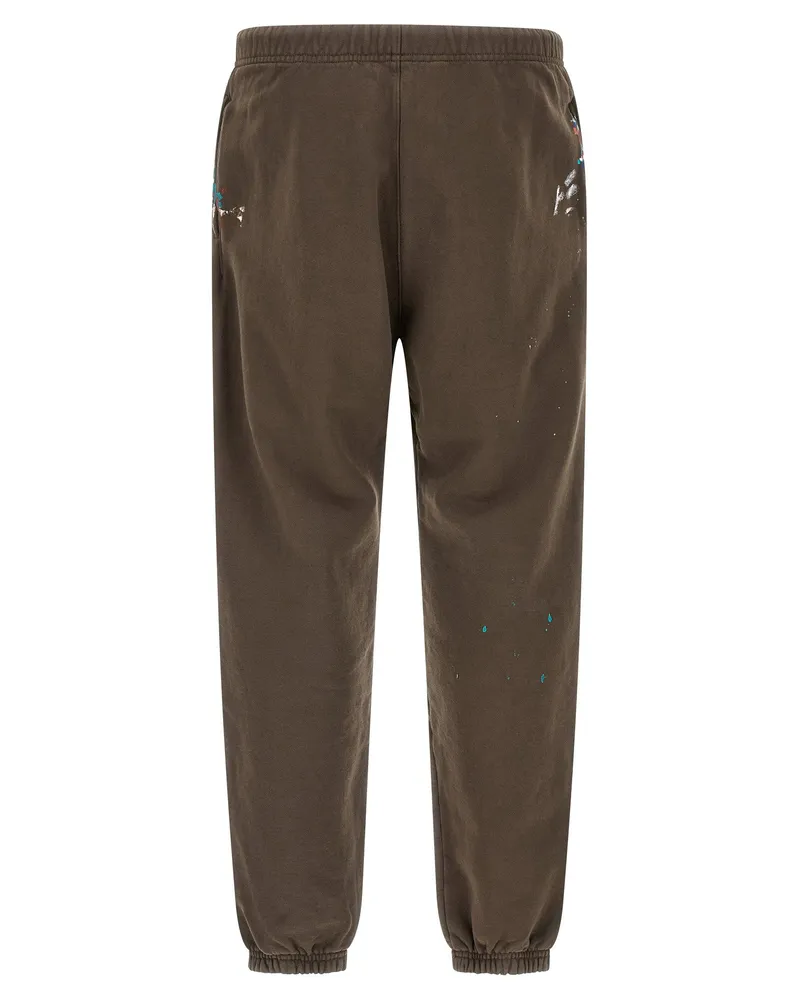 GALLERY DEPT. Hand-Painted French Logo Joggers — brown Brown