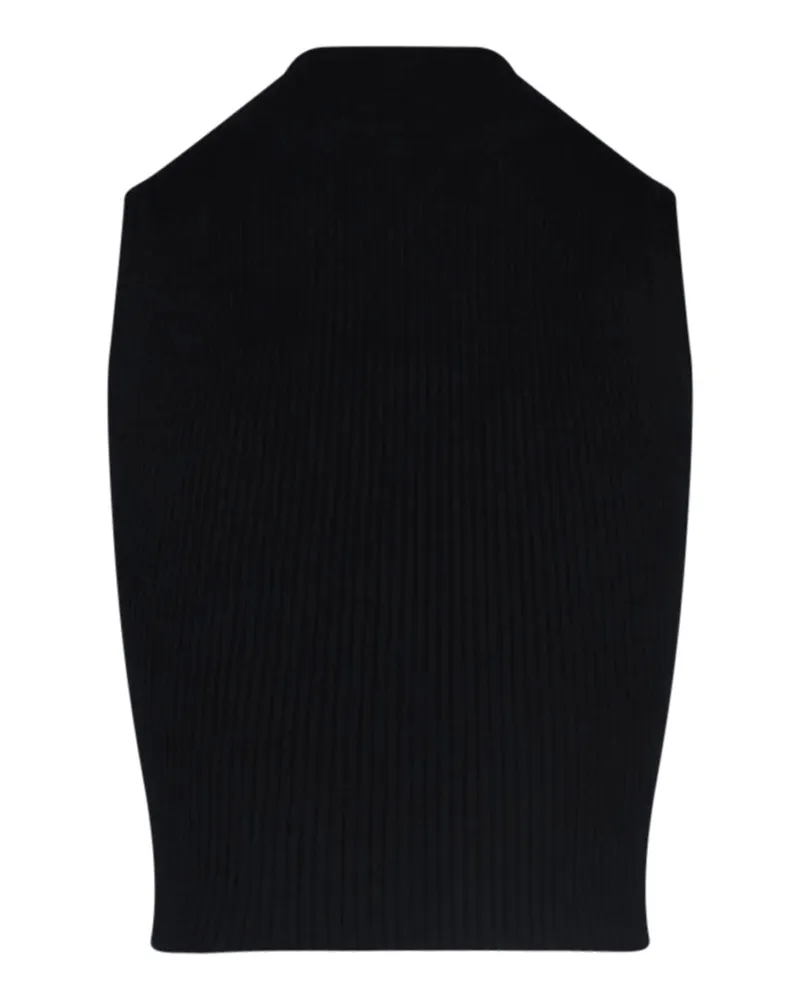 Courrèges Women's Top Black Cotton Black