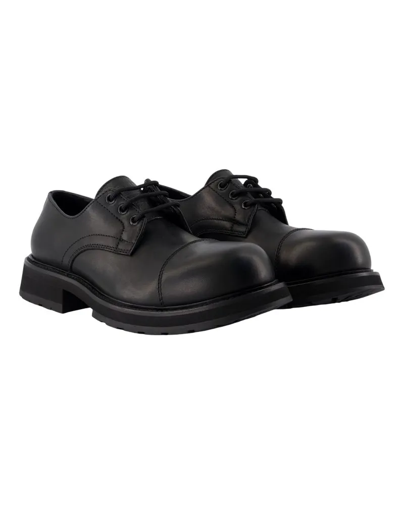 Balenciaga Women's Truck Derby Black Calfskin Black