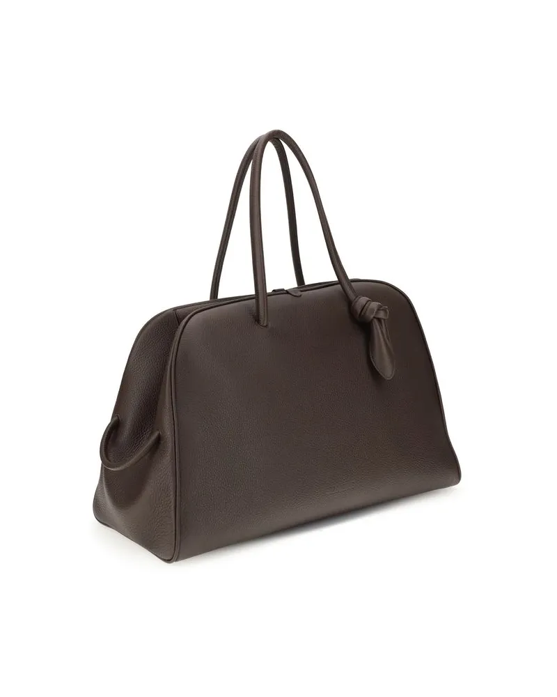 Jacquemus Women's Grained Calf Leather Shoulder Bag Brown Bos Brown