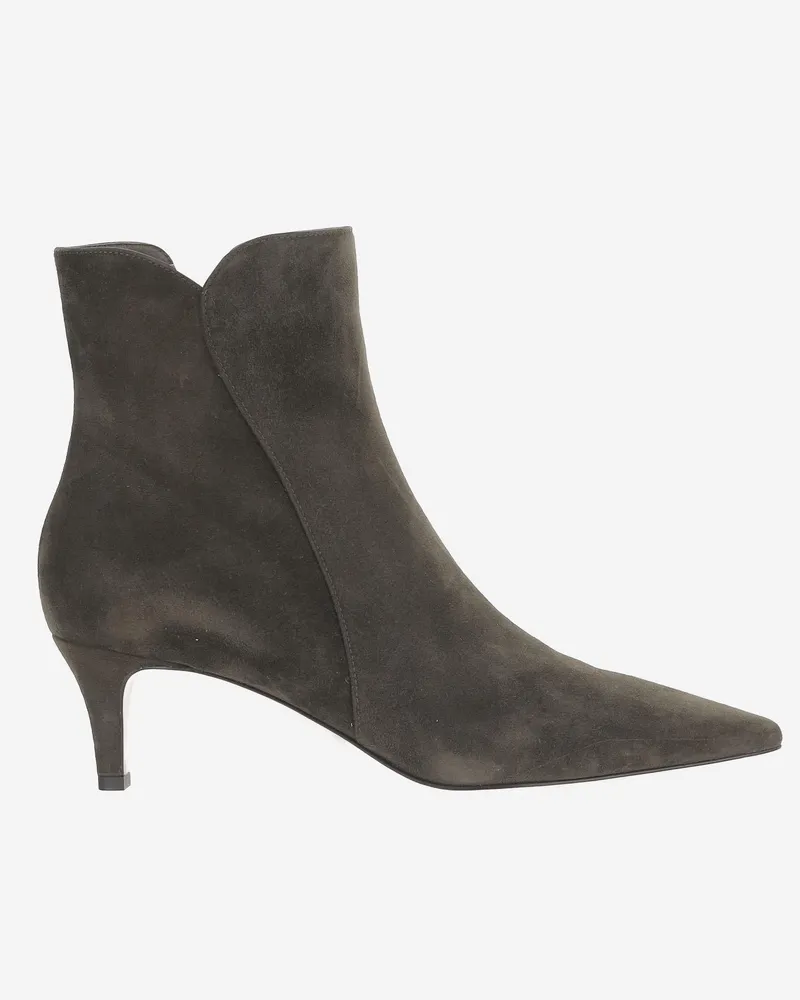 Gianvito Rossi Women's Pumps Levy Dark Olive Suede Green