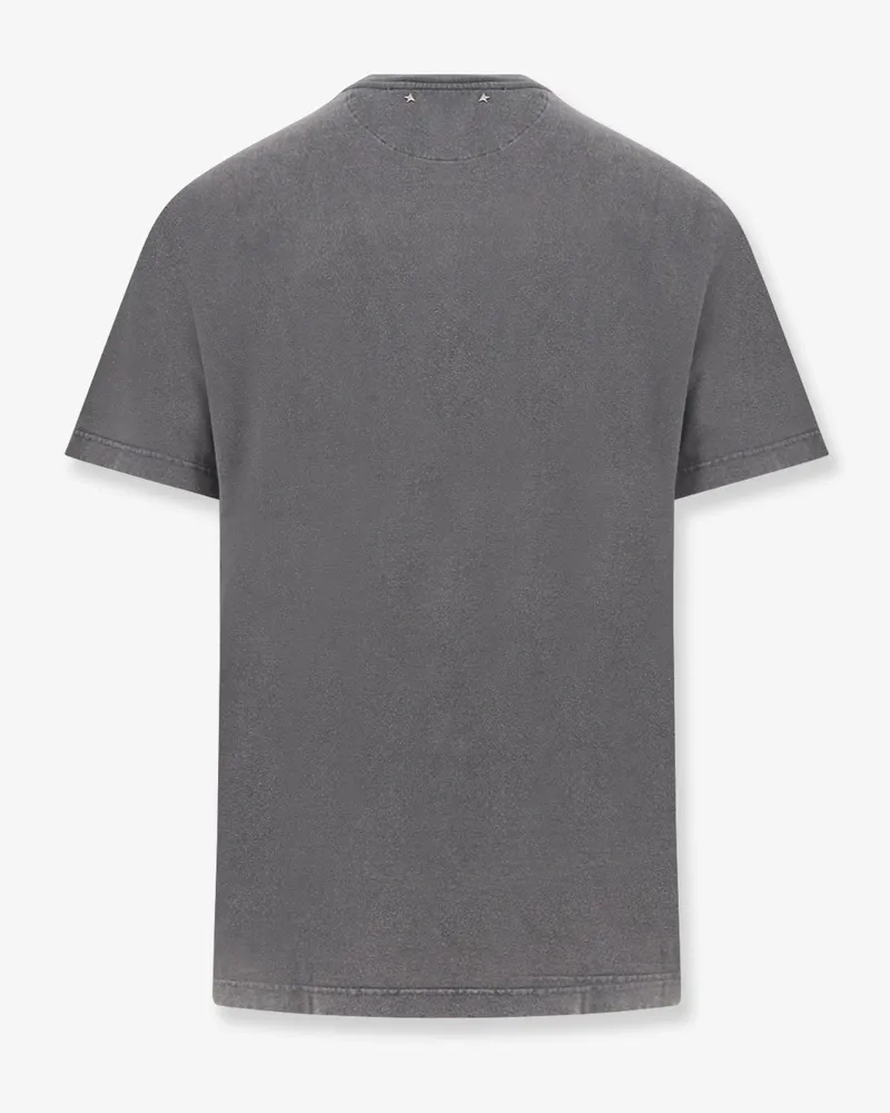 Golden Goose Men's T-Shirt Cotton Grey T-Shirts And Polos Gray