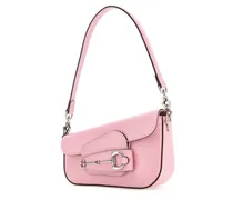 Women's Horsebit 1955 Shoulder Bag Pink Fabric