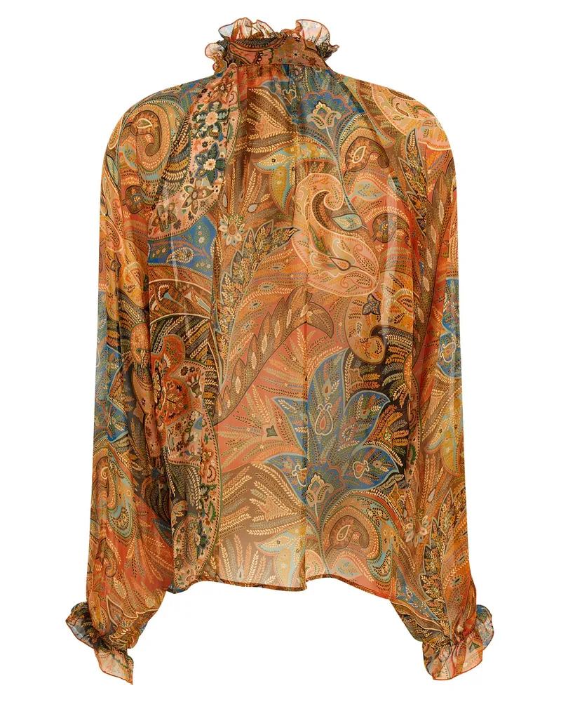 Etro Women's Multicolor Silk Blouse Multicolor