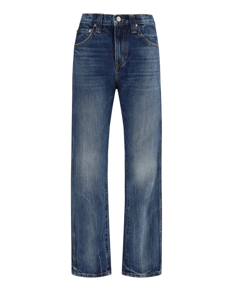 KHAITE Women's Jeans Farley Denim Blue Cotton Blue