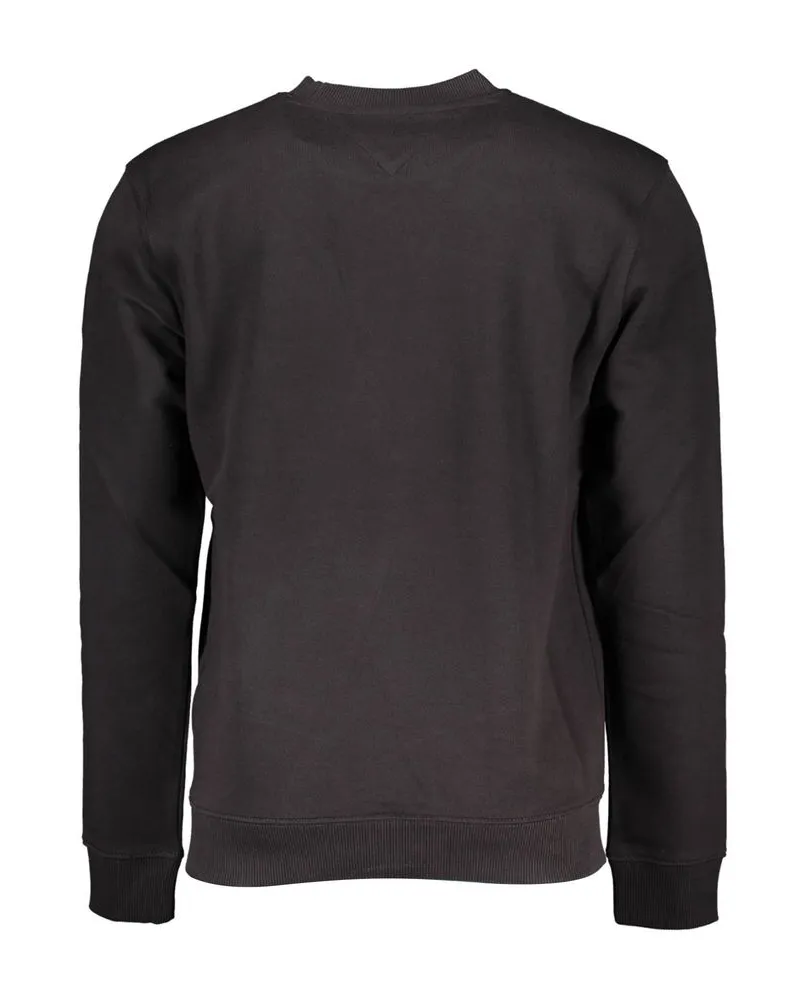 Tommy Hilfiger Logo-Embroidered Sweatshirt — Black Black