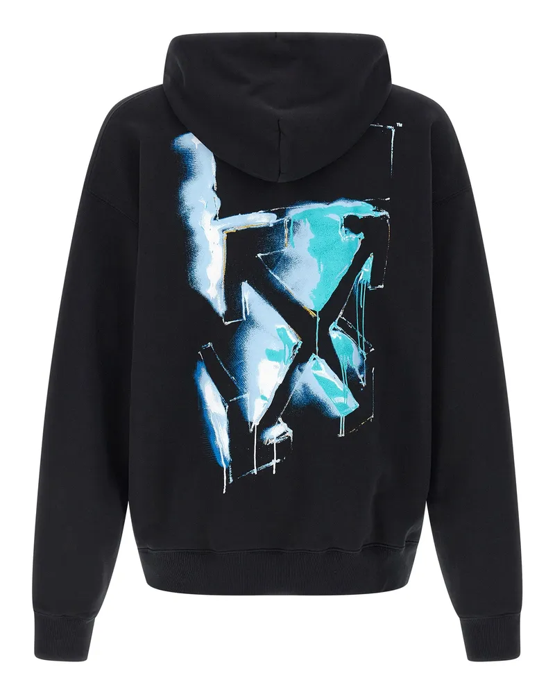 OFF-WHITE Men's Black Cotton Sweatshirt Clothing Black