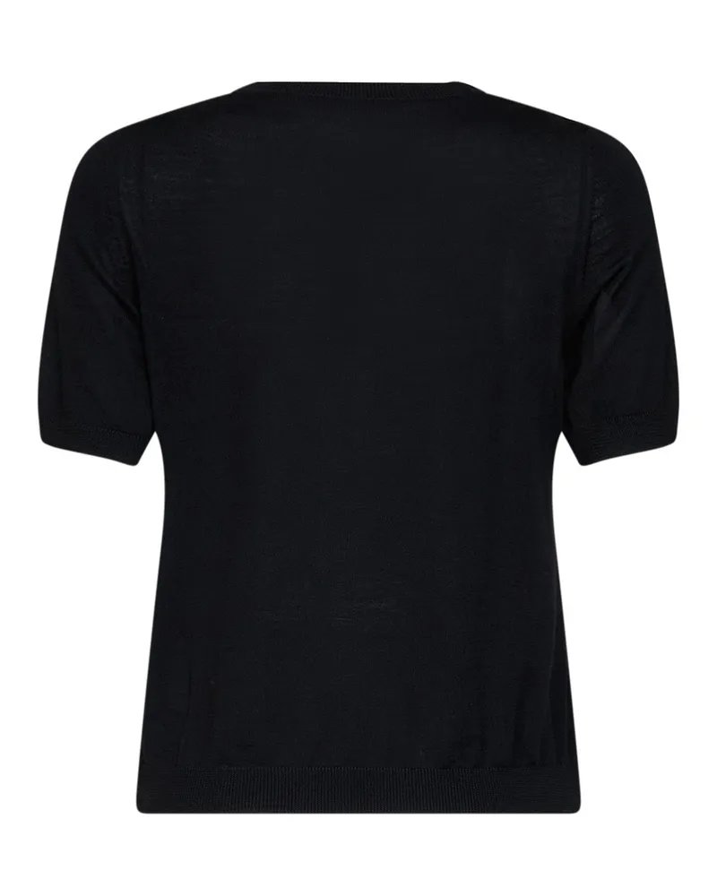 Blanca Virgin Wool Sweater — Black Black