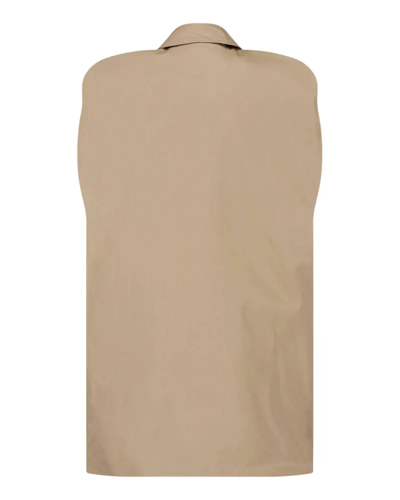 Maison Margiela Women's Jackets Beige Cotton Beige