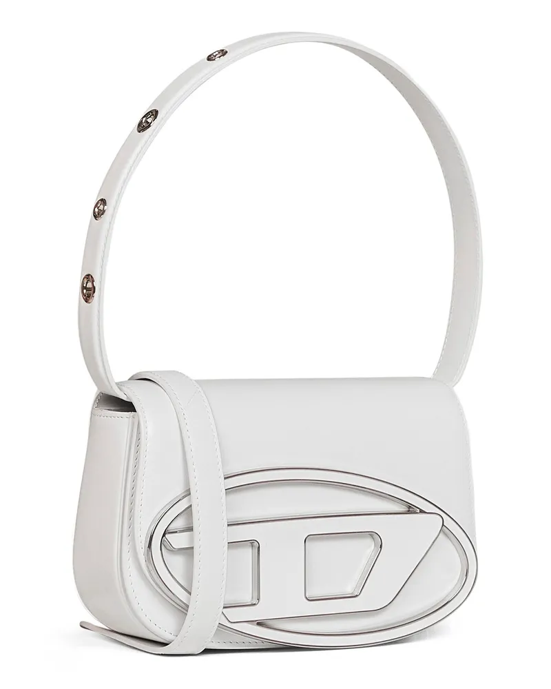 Diesel Women's Shoulder Bag 1dr White Wool Handbags Hand White