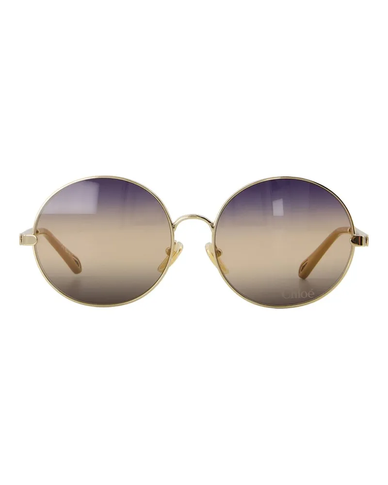 Chloé Women's Ch0281s Sunglasses -  Metal Gold Accessories Gold