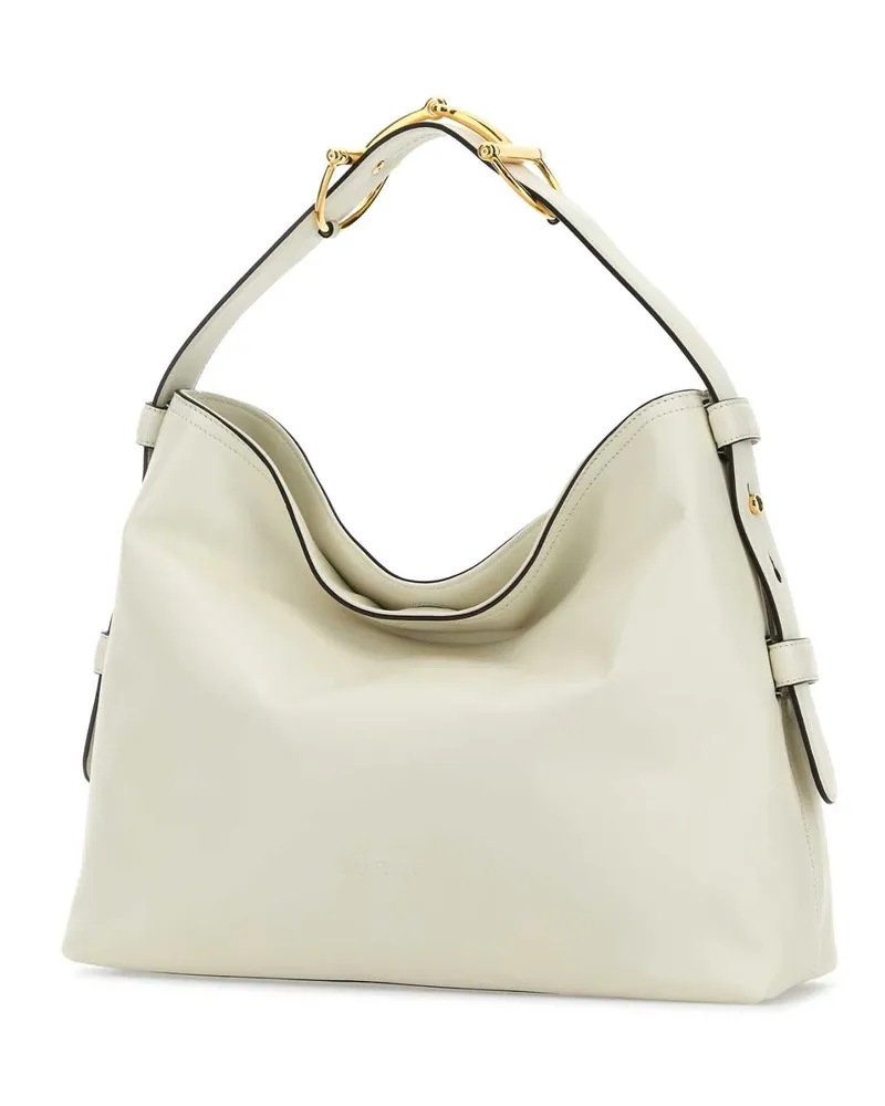 Gucci Women's White Leather Medium  Beatrix Shopping Bag Dustywhite Borse A Mano White