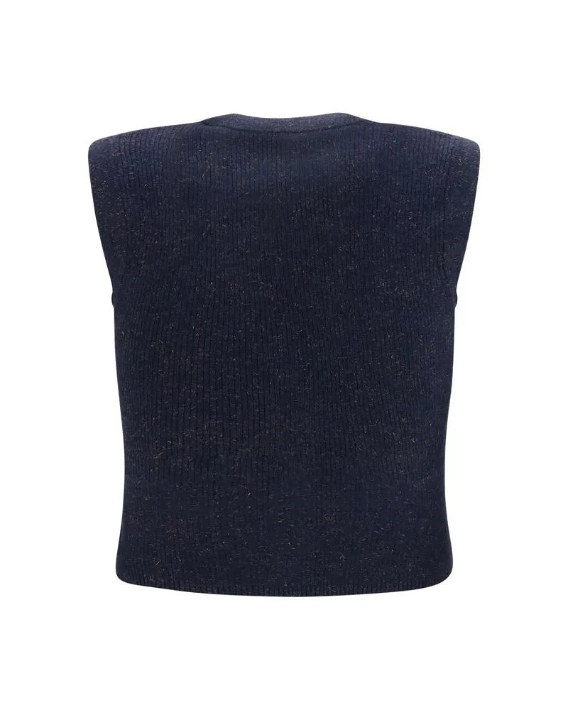 Brunello Cucinelli Cashmere Cardigan — Blue Blue