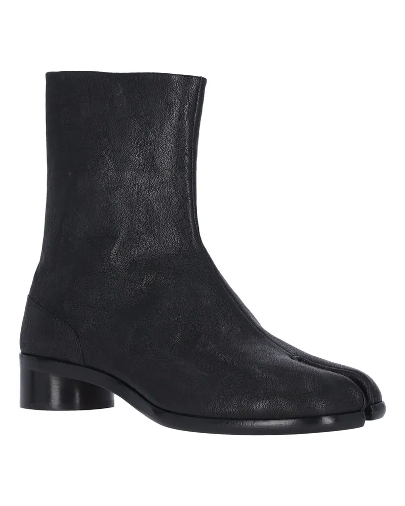 Maison Margiela Men's Boots Black Upper: Camel Leather Black