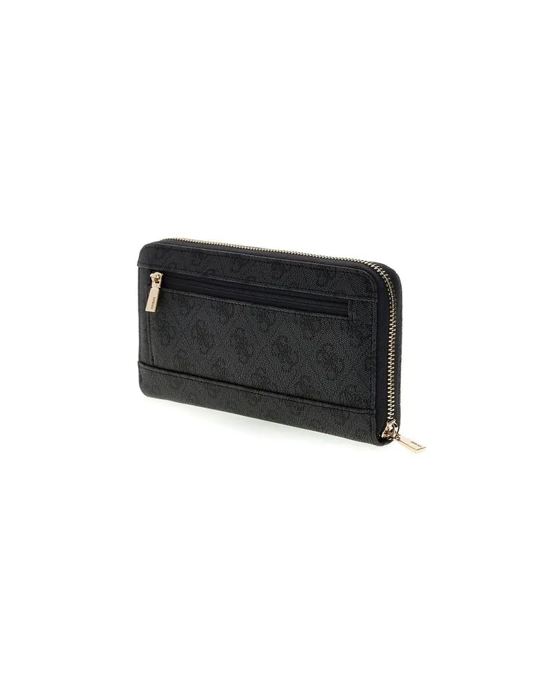 Guess Women's Wallet Coal Logo Polyurethane Bags Black