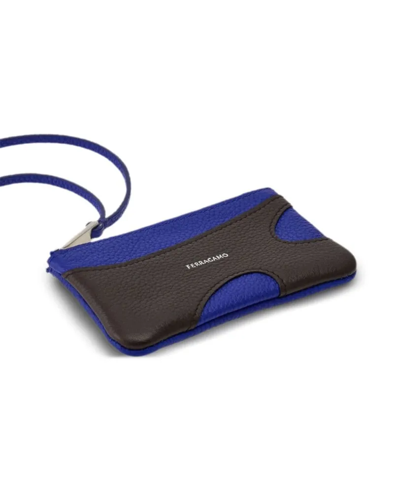 Ferragamo Men's Cut Out Credit Card Holder Multiple Colors Accessories > Wallets Brown
