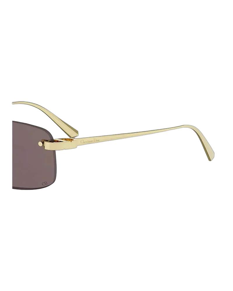 Dior Unisex Sunglasses Metallic Gold