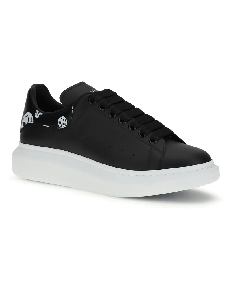Alexander McQueen Men's Sneakers Oversize Black-White Trainers Black/white Black