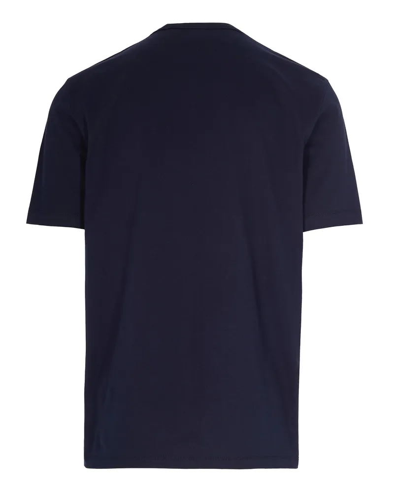 HUGO BOSS Men's T-Shirt Crew Neck Dark Blue Cotton T-Shirts And Polos Navy