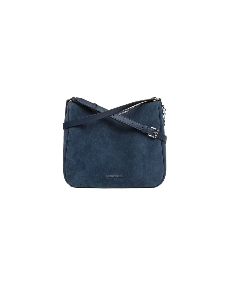 Michael Kors Women's Crossbody Bag Navy Leather Crossbody-bags Navy