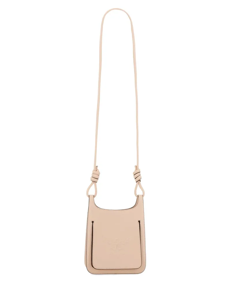 MCM Women's Hobo Bag Himmel Pink Cowhide Shoulder Pink