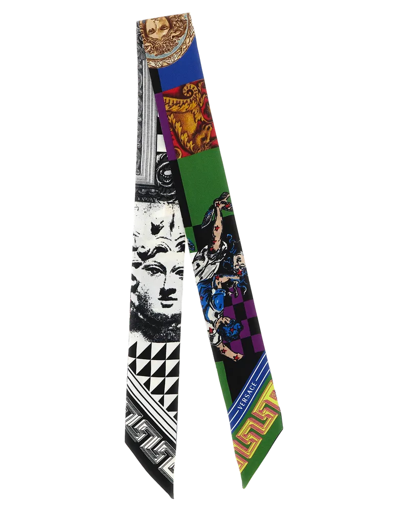 Versace Women's Multicolor Silk Foulard Accessory Multicolor