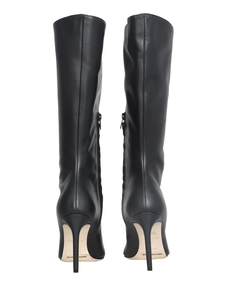 Giannico Victoria Boots — Black Black