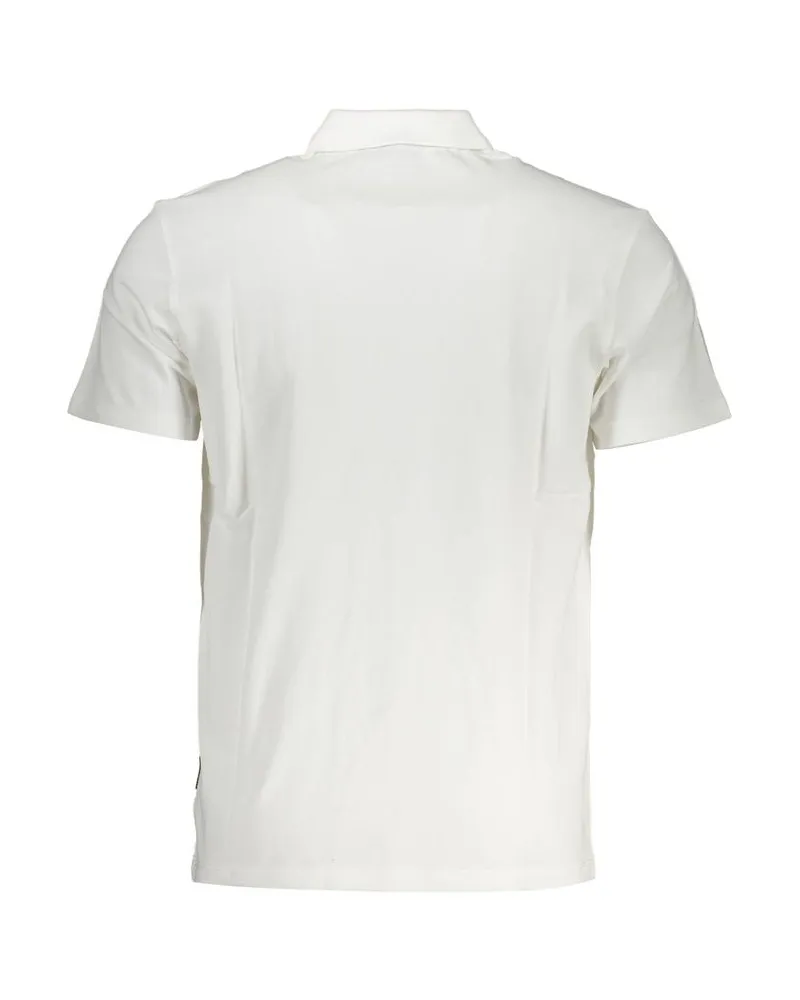 Napapijri Logo-Embroidered Cotton Polo — White White