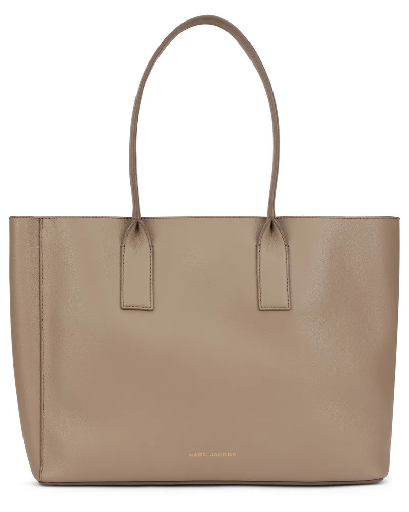 Marc Jacobs Women's Tote Bag Pop J Work Light Slate Cow Hide Gray
