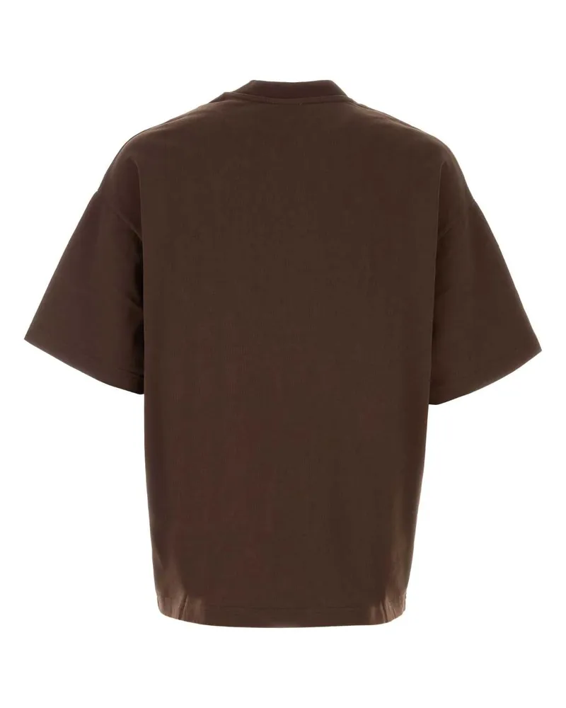 Casablanca Paris Code T-Shirt — Brown Brown