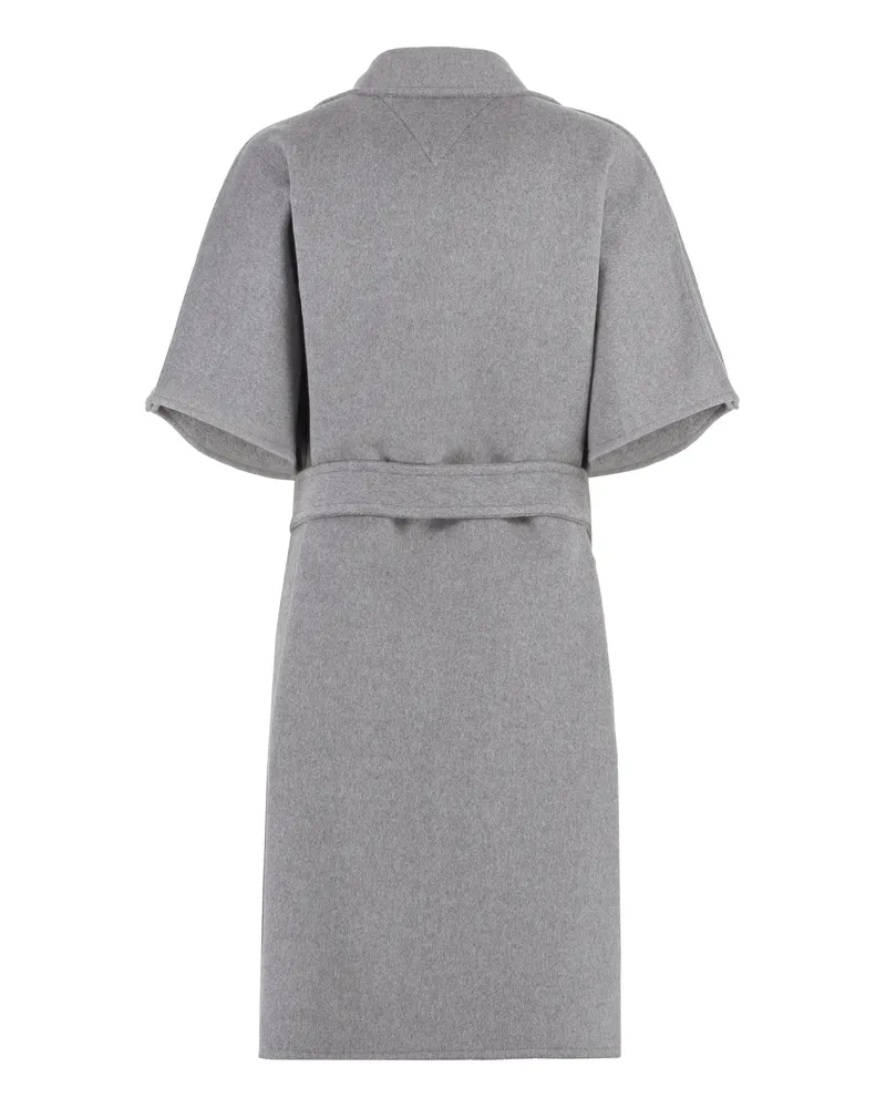 Bottega Veneta Women's Wool And Cashmere Coat Grey Gray