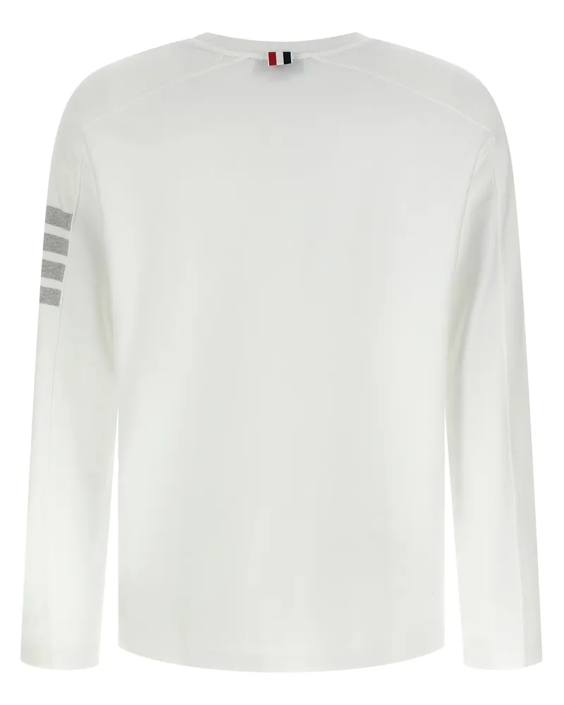Thom Browne Men's White Cotton T-Shirt White