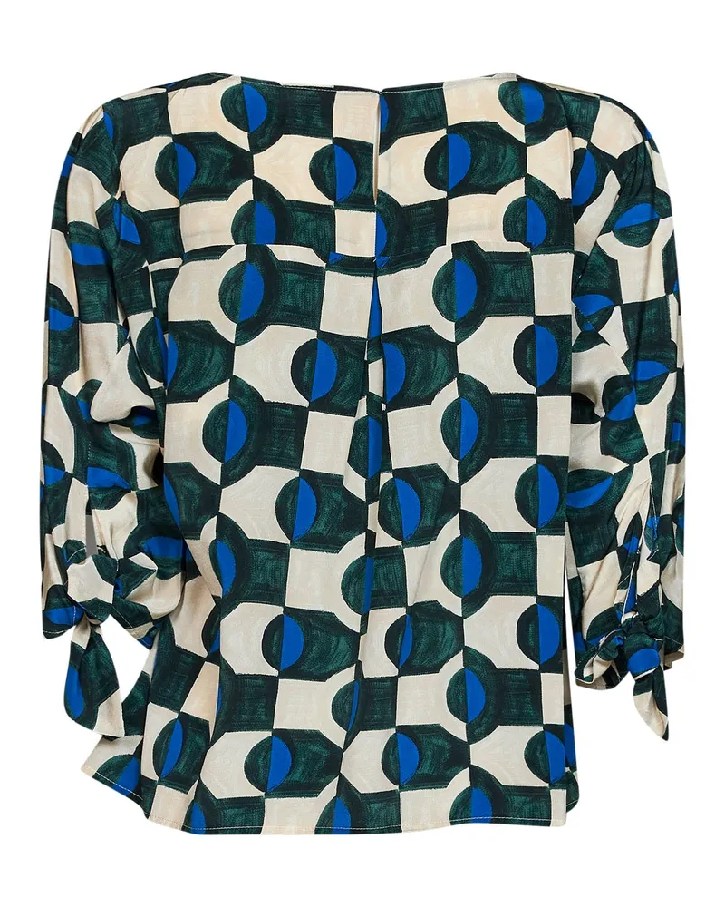 Max Mara Women's Blouse Wkdadone Multicolour Virgin Wool Shirt Multicolor