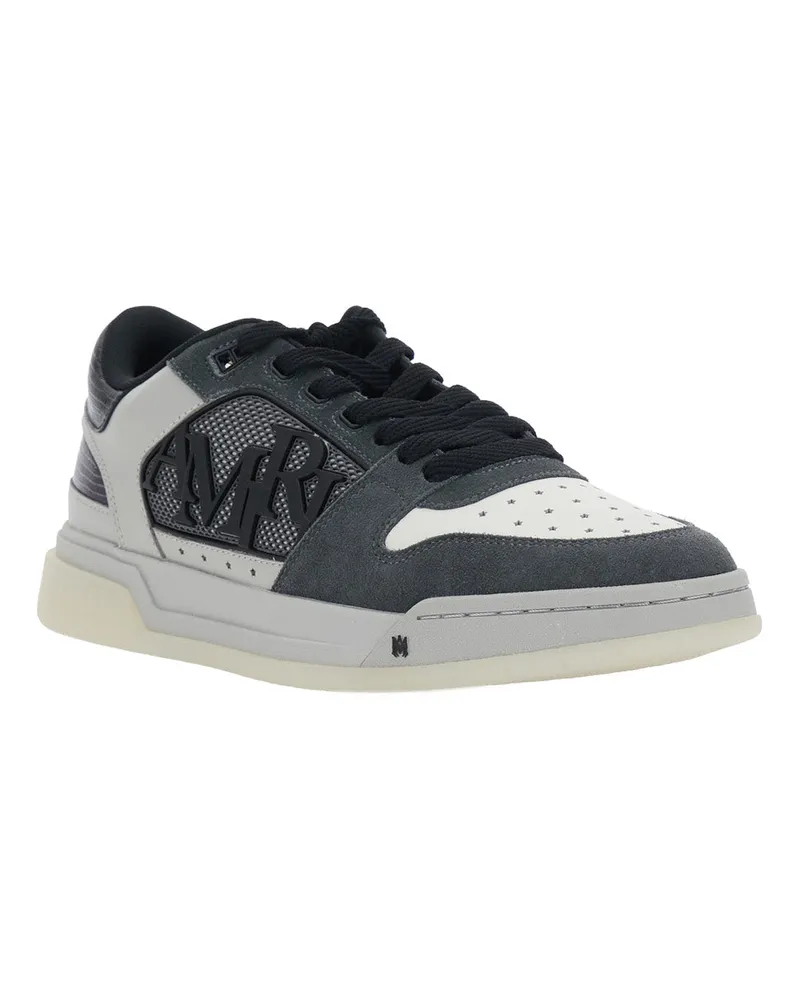 Amiri Men's Sneakers Classic Low Grey Leather Trainers Gray