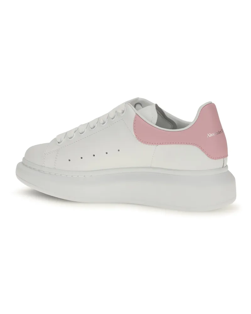 Alexander McQueen Oversize Leather Sneaker — White White