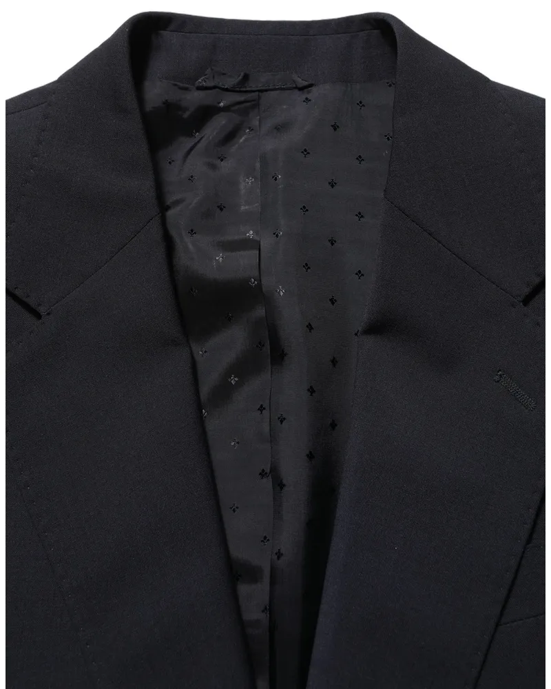 Dolce & Gabbana Wool Slim Fit Pant Suit — Black Black