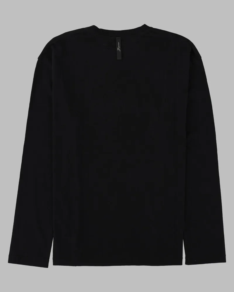 Jacquemus Organic Cotton Hemp Long-Sleeve T-Shirt — Black Black