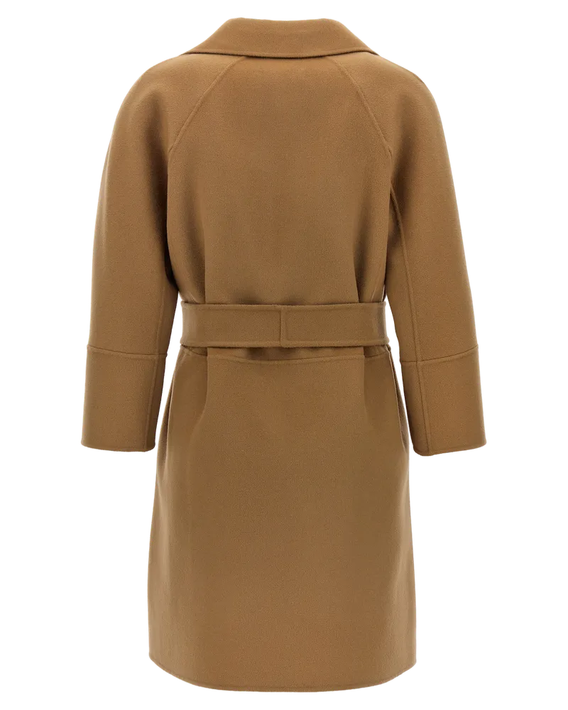 Max Mara Women's Beige Wool Coat Clothing Beige