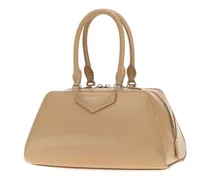 Women's East Top Handle Bag Beige Calf