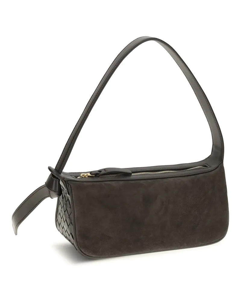 Bottega Veneta Women's Shoulder Bag Nodo Espresso-Gold Calf Leather Espresso/gold Brown