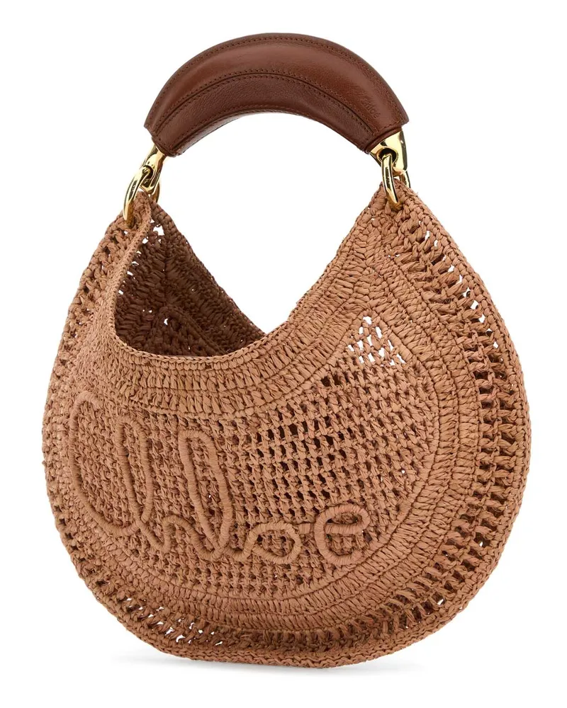 Chloé Summer Banana Shoulder Bag — Beige Beige