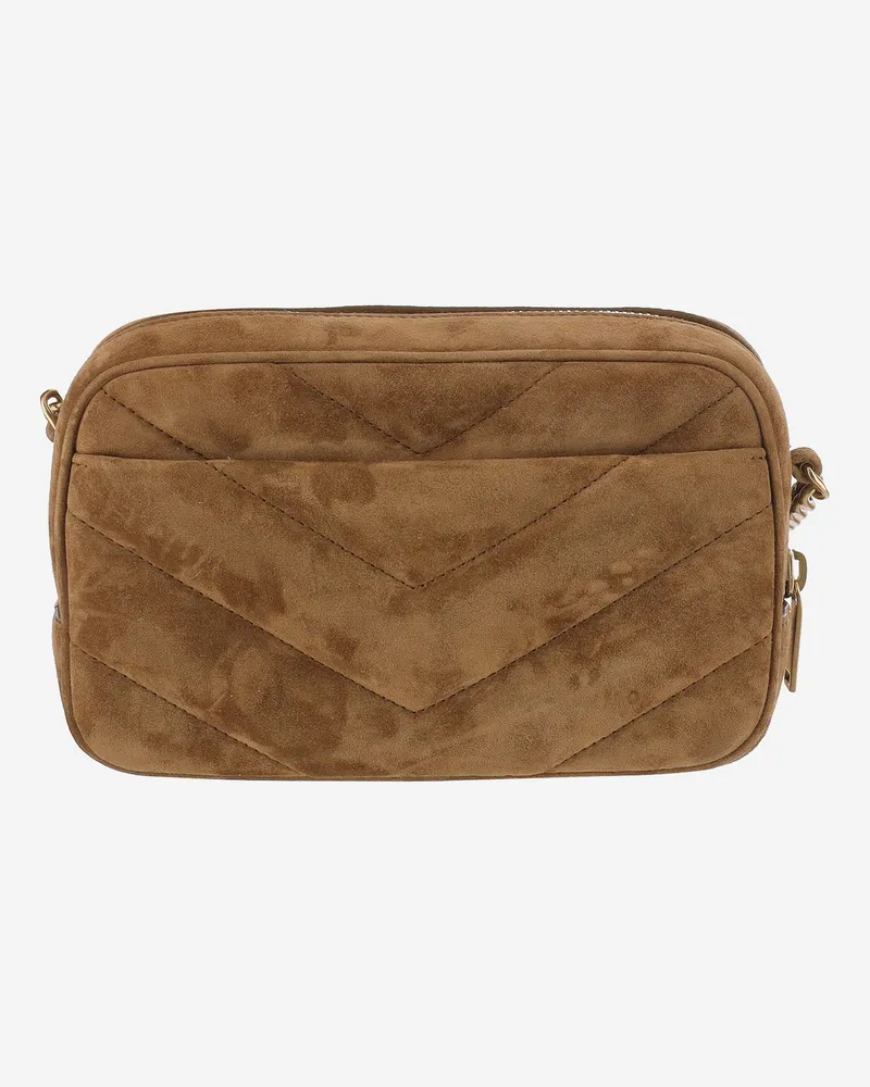 Saint Laurent Le 5 à 7 Shoulder Bag — Brown Brown