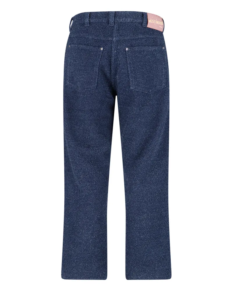 Vivienne Westwood Men Trousers Blue Cotton Navy