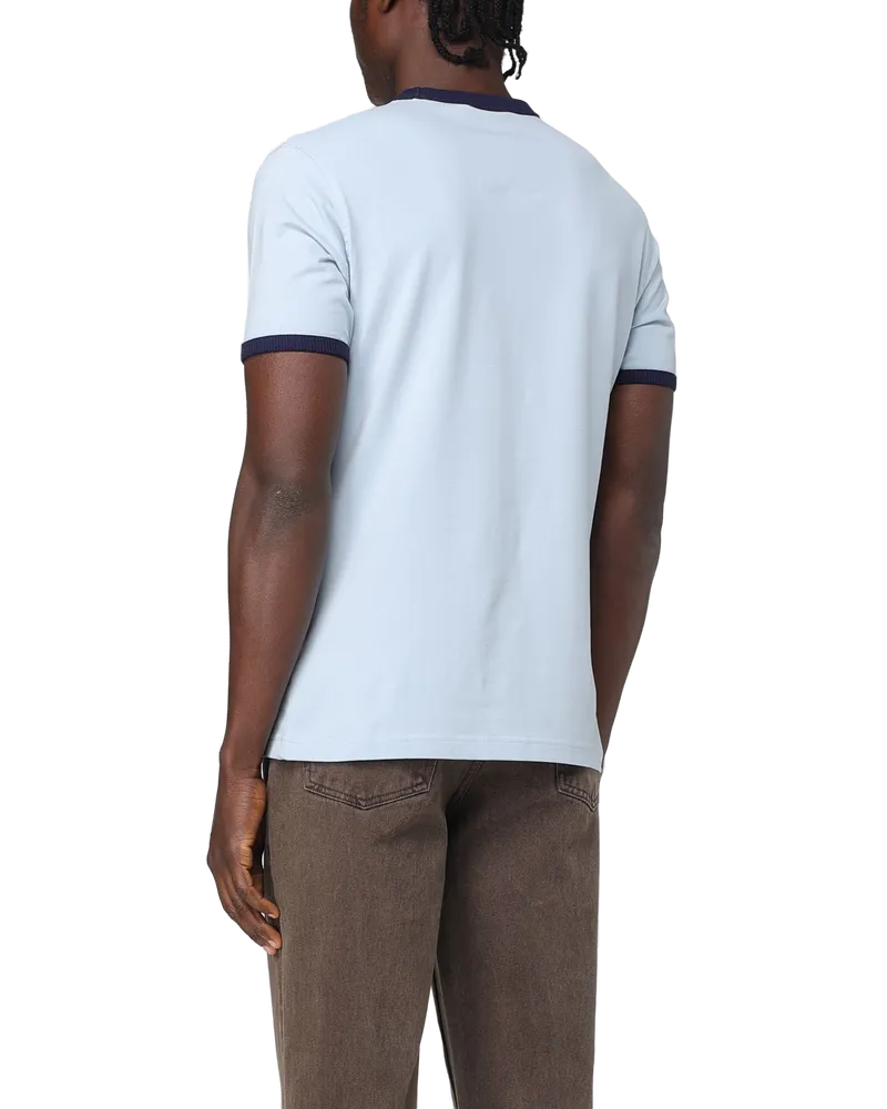 Daily Paper Logo-Embroidered Cotton T-Shirt — Blue Blue